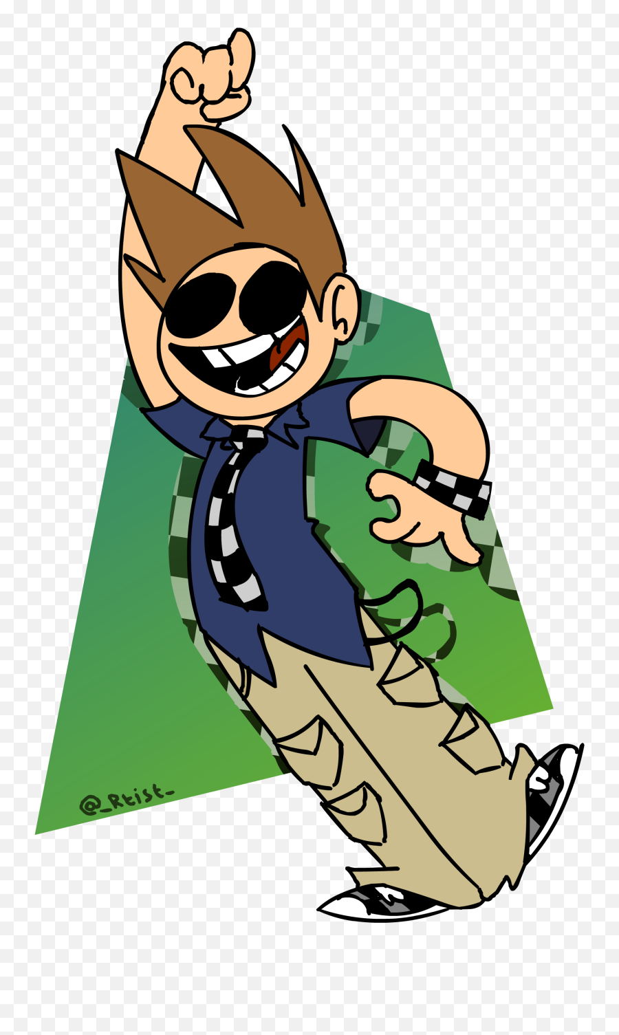 Tom - Tomska Eddsworld Emoji,Tomska In The Emoji Movie