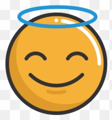Angel Emoticons Emoji Feelings - Emoticon Angel Png,Holy Emoji
