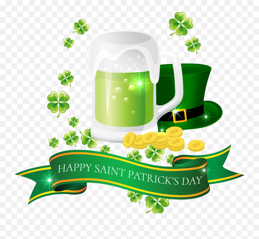 Stpatricksday March17 Green Beer - Serveware Emoji,Green Beer Emoji