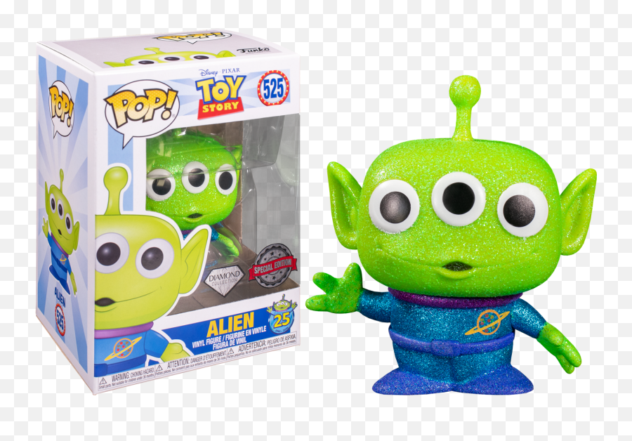 Funko Toy Story 4 - Funko Alien Diamond Edition Emoji,Vinyl Toy + Change Emotions