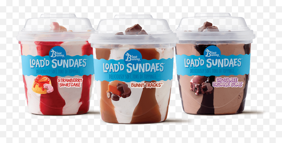 Blue Bunny Ice Cream - Sundaes Cones Bars Blue Bunny Load D Sundaes Bunny Tracks Emoji,Bp.tf Emojis