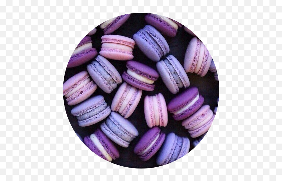 Macaroons Tumblr Aesthetic Purple - Aesthetic Purple Food Emoji,Macaroons Tumblr Emojis