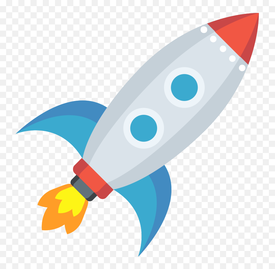 Rocket Emoji High Definition Big - Transparent Background Rocket Png,Flag And Rocket Emoji