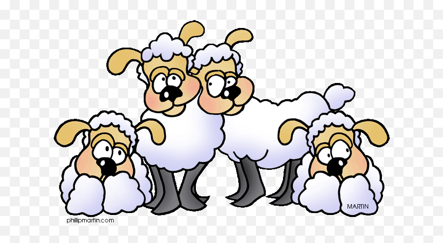 Flock Of Sheeps Clipart - Clip Art Library 4 Sheep Clipart Emoji,Sheep Emoticon Tumblr