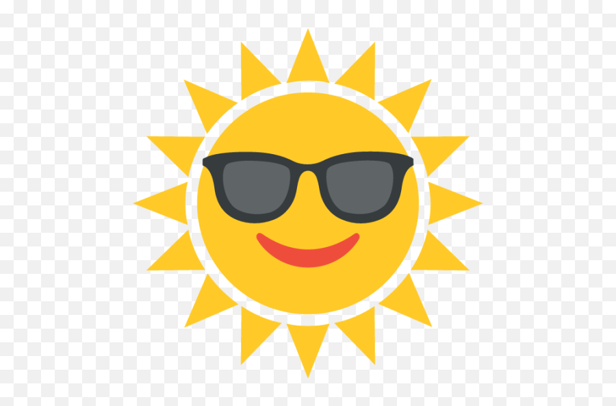 Sun With Emoji - Sun With Sunglasses Clipart,Emoticon For Hope