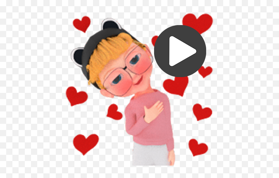 Girly Animated Stickers Wastickerapps Gif Apk Mod Download - Love Animated Stickers Emoji,Is There An App To Download Of Cute Animated Emoticons