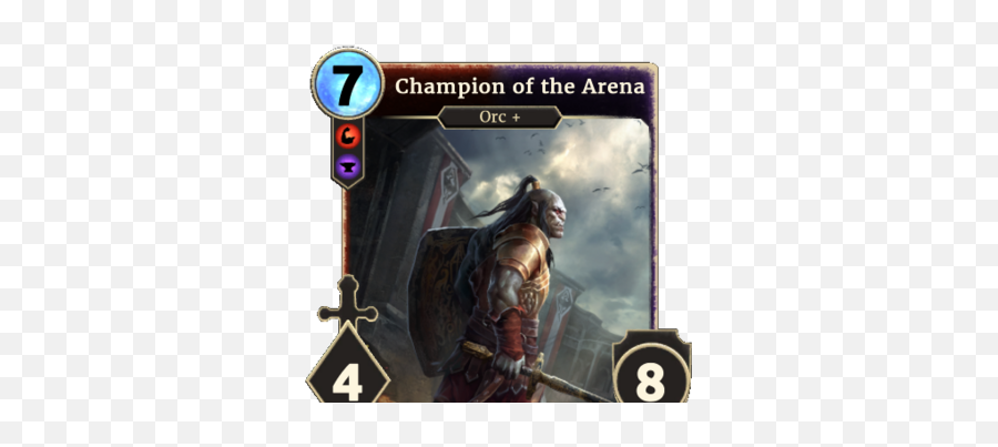 Champion Of The Arena - Elder Scrolls Elytra Emoji,Orc Emoticon Elder Scrolls