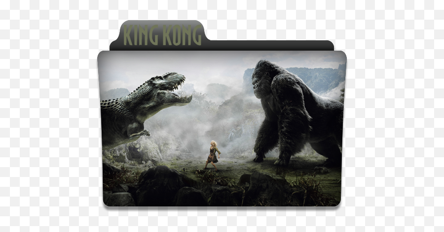 King Kong Folder Transparent Icon - Designbust King Kong Folder Icon Emoji,Emoticon Folder Pc Keren