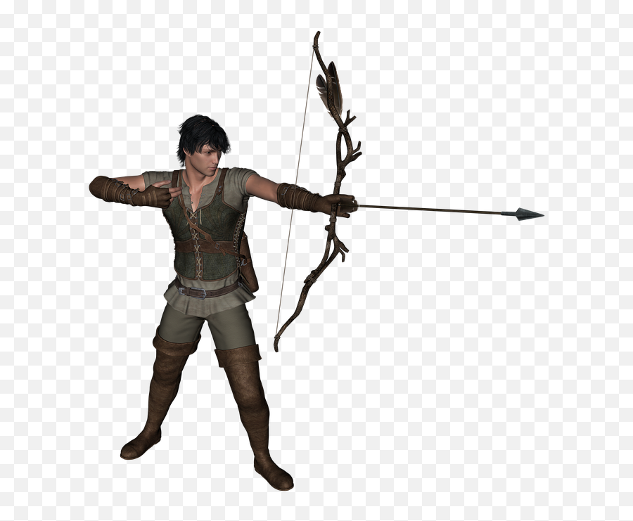 Archery Clipart Middle Archery Middle Transparent Free For - Hunter With Bow And Arrow Emoji,Bow And Arrow Emoji