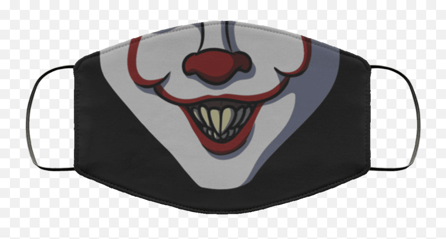 Clown Mouth It Pennywise Washable Reusable Custom U2013 Printed Cloth Face Mask Cover - Halloween Face Mask Snoopy Mask Emoji,Clown Emotion Mouths