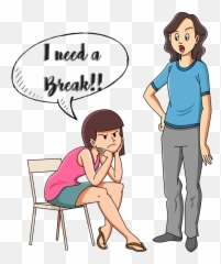 Teenager During The Times Of Pandemic - Mum Daughter Conversation Png Emoji,Teen Girls Expressing Emotions