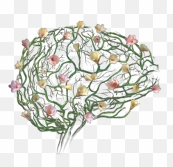 Pin By Mariana Garcia On Hummingbird In 2021 Brain Art - Illustration Brain With Flowers Emoji,Emotion Paintings Tumblr