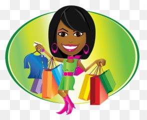 Lady Woman Bags African American - Animated Png Animated Black Woman Shopping Emoji,Clip Art Emotions African American