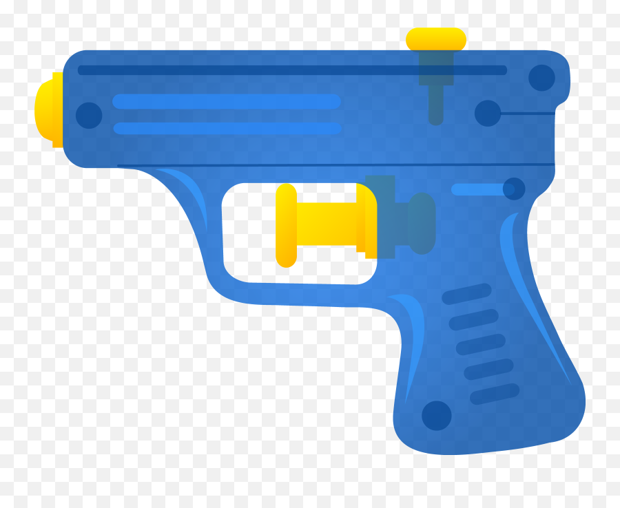 Pistol Clipart Blue Gun Pistol Blue - Transparent Toy Gun Clipart Emoji,Gun Emoji Png