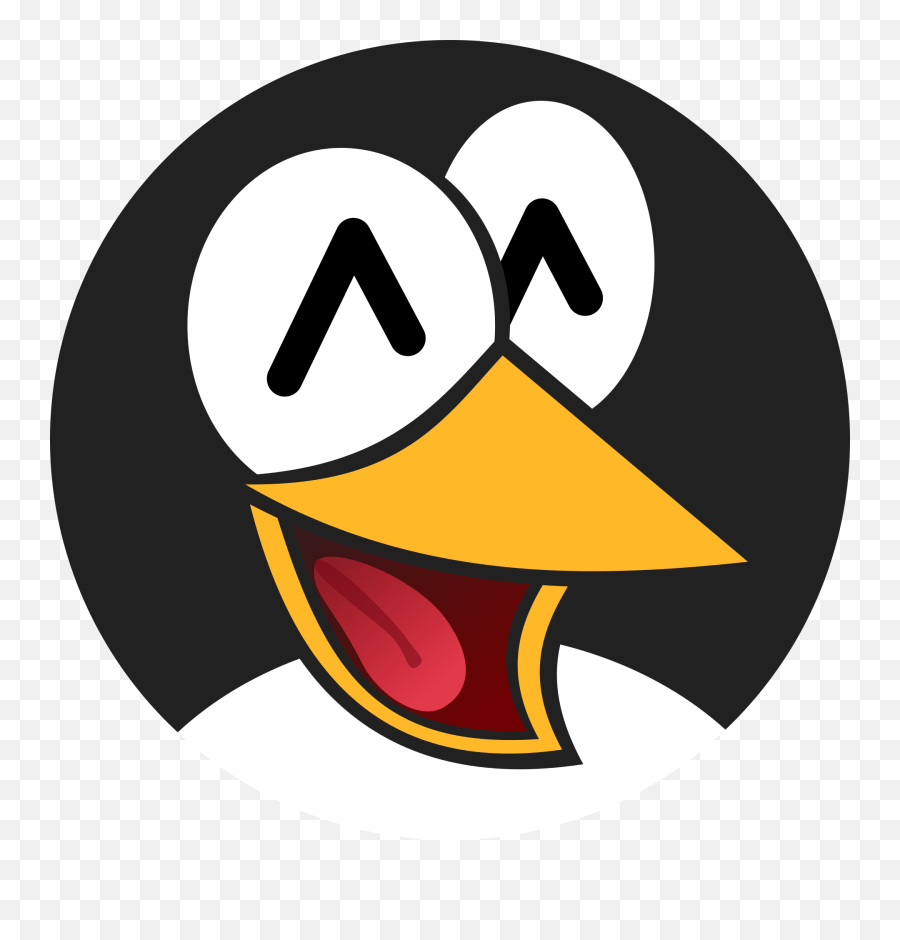 Grey Emotion Flat Avatar Face Black - Smiley Penguin Emoji,Emotion Face Clipart