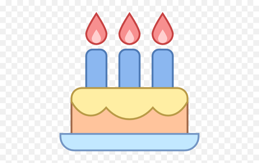 Birthday Cake Free Icon Of Responsive Office Icons Emoji,How Do I Change The Color Of The Birthday Cake Emoticon On Facebook