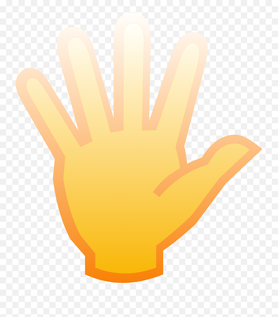 Hand Sign Stop - Sign Language Emoji,Emojis Meaning Fingers