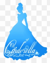 Siluetas De Princesas Disney Clipart - Disney Princess Cinderella Silhouette Emoji,Emojis De Vestidos