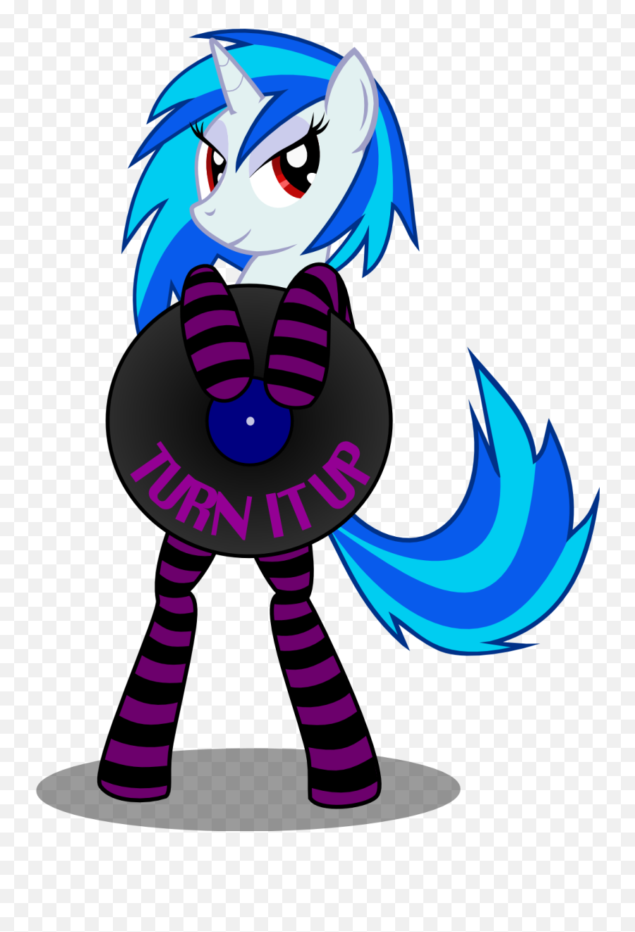 Vinyl Scratch In Socks - Mlp Vinyl Scratch Sexy Emoji,Emoji Art Socks