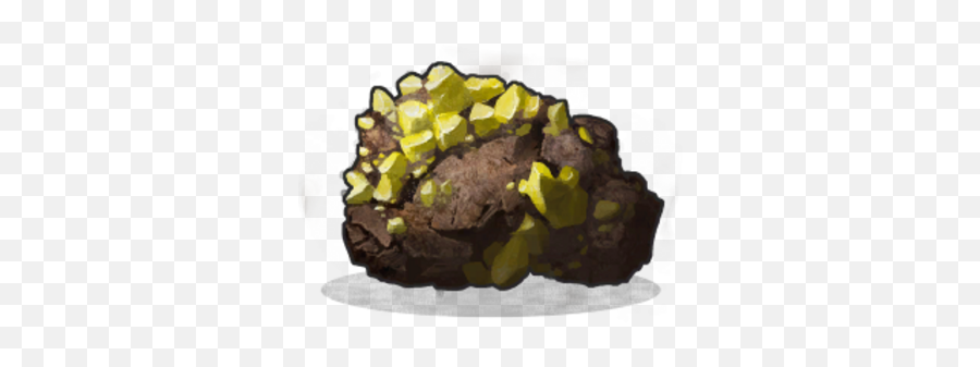 Sulfur Ore - Rust Ore Emoji,Emoji De Fornalha