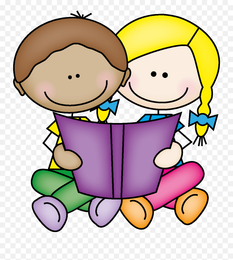 Transparent Rug Clipart Png - Kid Reading Book Clipart Buddy Reading Clipart Emoji,Dramati Reading Emojis