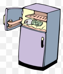 Fridge Refrigerator Clipart Outline Free Images At Clker Png - Fridge Clipart Transparent Background Emoji,Refrigerator Emoji