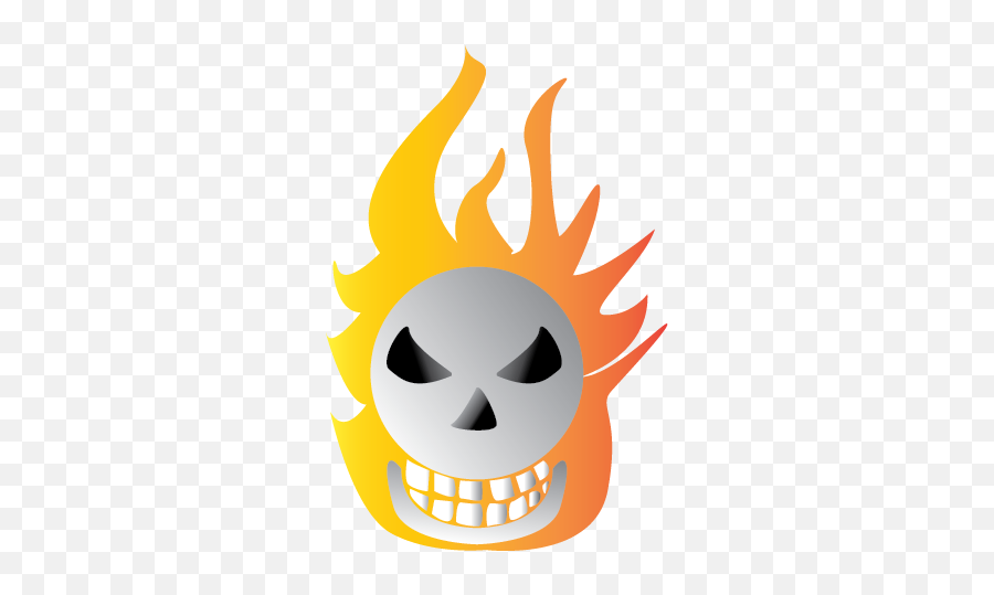 Bone Burning Halloween Scary Icon - Free Download Emoji,Burning Eyes Emoticon