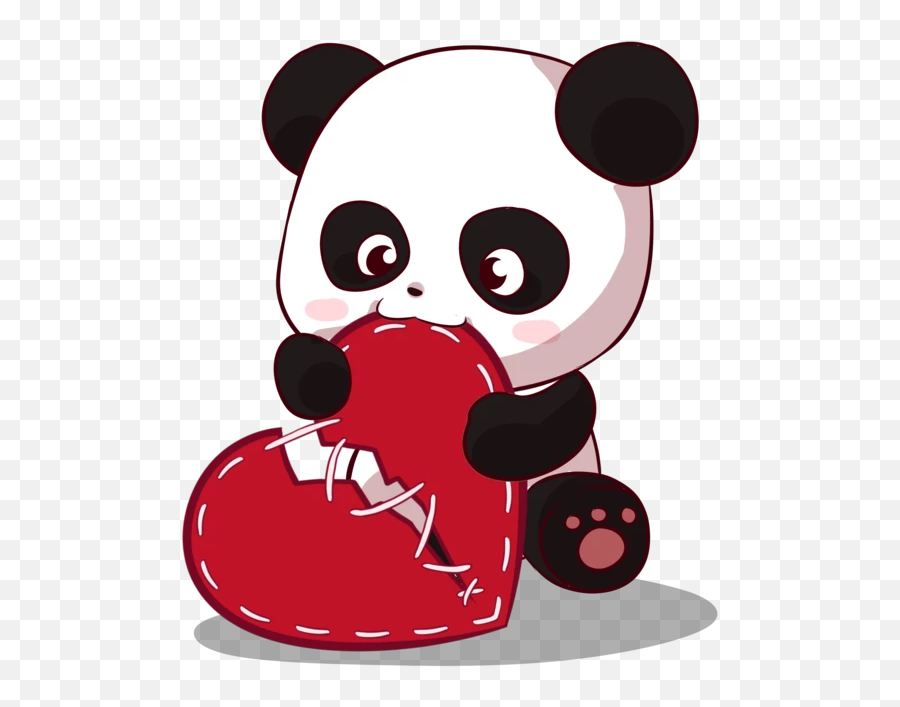 Hawxx Is Rippin Collection U2013 Mini Pandas Cute Panda Emoji,Flashing Red Light Emoticon