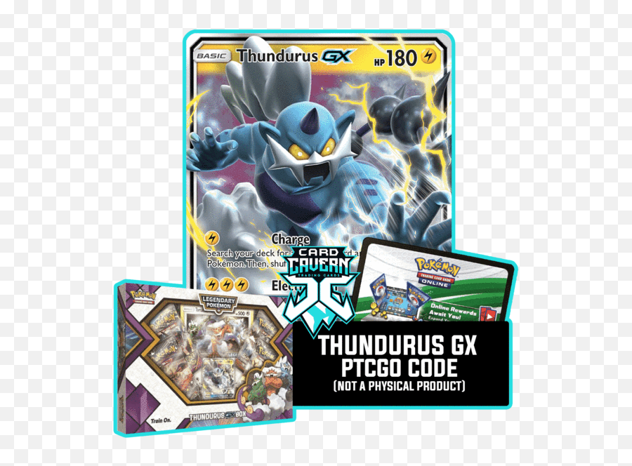 Pokemon Ptcgo Thundurus Gx Sm133 Online Card Sent Fast In Emoji,James Emotion Faces Pokemon