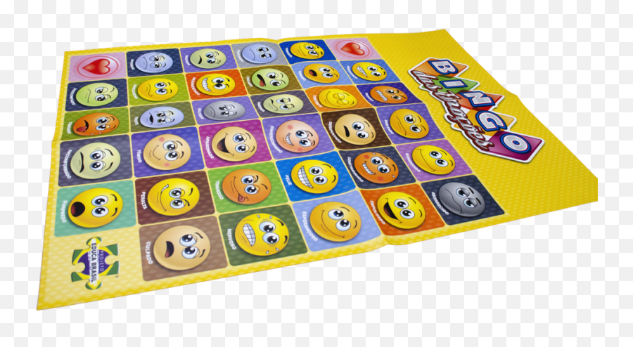 Bingo Das Emoções Emoji,Emoticons Sentimentos