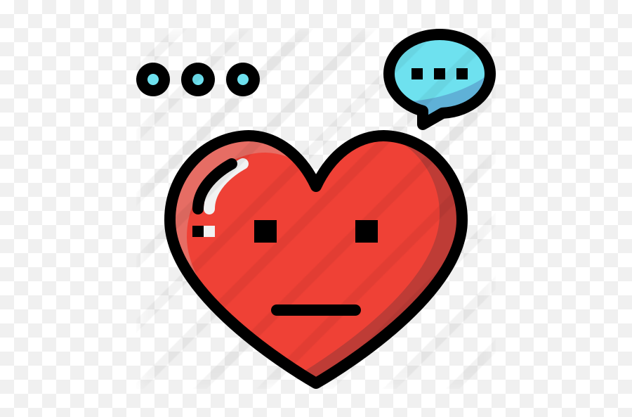 Mute - Happy Heart Clipart Transparent Emoji,Valentines Day Emoji