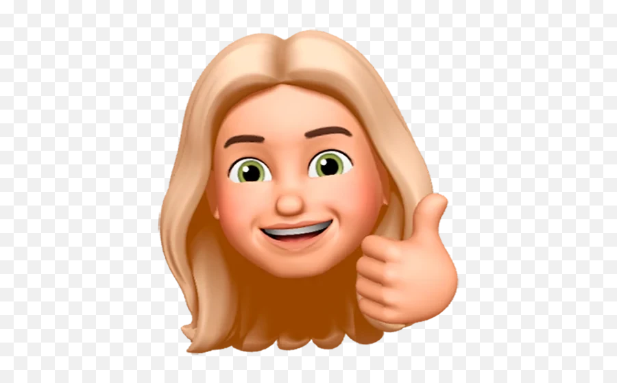 Blonde Stickers For Whatsapp Emoji,Emoji Person With Hnd Out