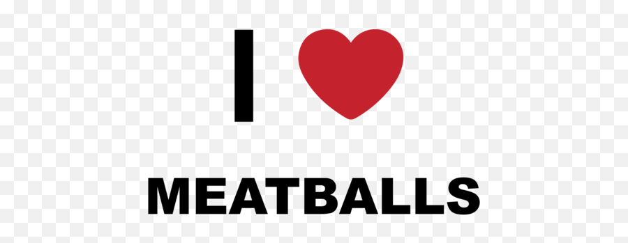 I Love Heart Meatballs Shirt Emoji,Meatball Emoji