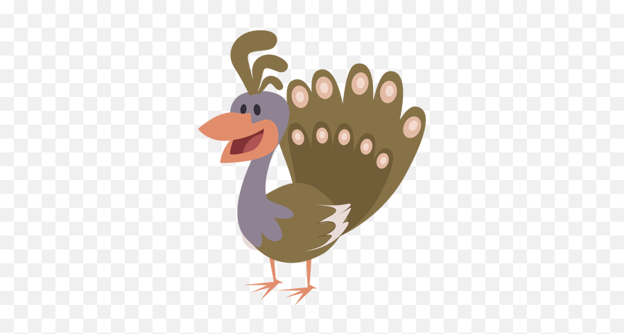Cute Turkey Bird Character Transparent Png U0026 Svg Vector Emoji,Bird Emoji Symbol