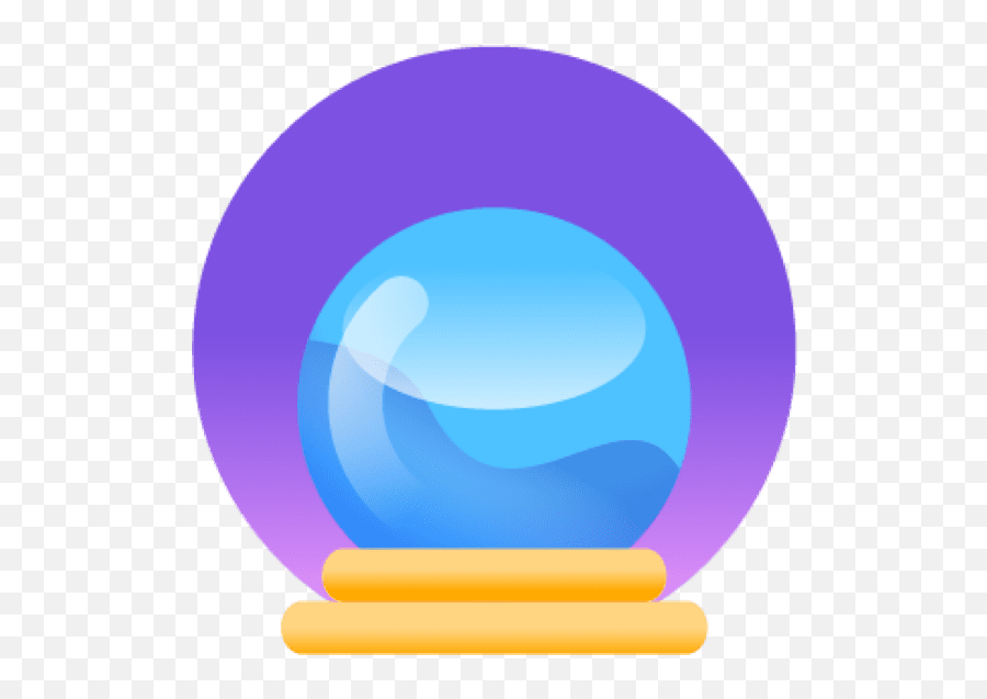 Visionary Personality Goodu0026co Emoji,Crystal Ball Emoji
