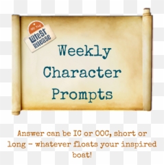 Weekly Character Prompts Updated On Sundays - Horizontal Emoji,Sheepish Grin Emoticon