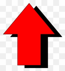 Red Up Arrow - Clipart Best Emoji,Emoji Up Arrow White