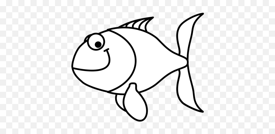 Fish Black And White Png Svg Clip Art For Web - Download Emoji,Fish Emoji Symbol