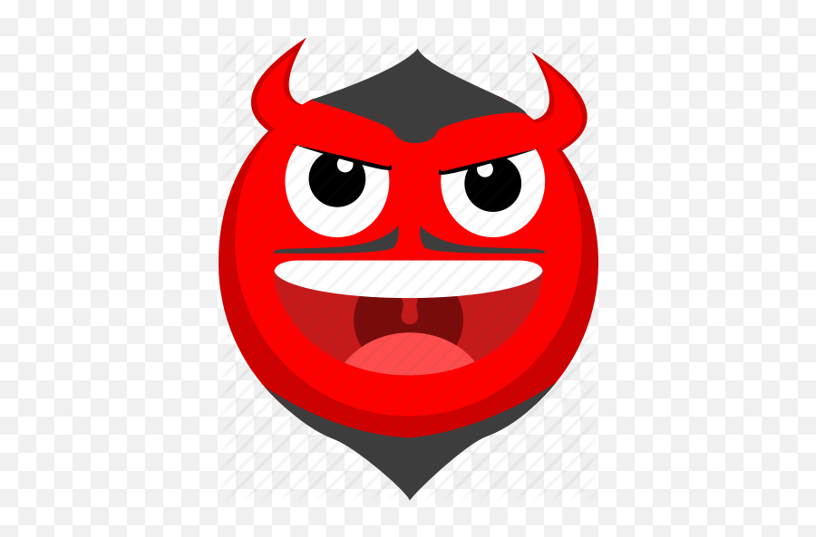 Devil Emoji Evil Hell Satan Icon - Emoji The Devil,Satan Emoji