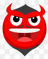 Devil Emoji Evil Hell Satan Icon - Emoji The Devil,Satan Emoji