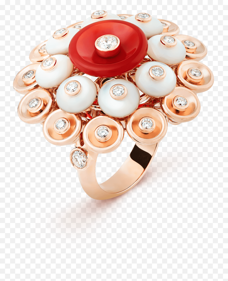 Bouton Du0027or Ring - Vca Collection Bouton D Or Emoji,D&d Emoji