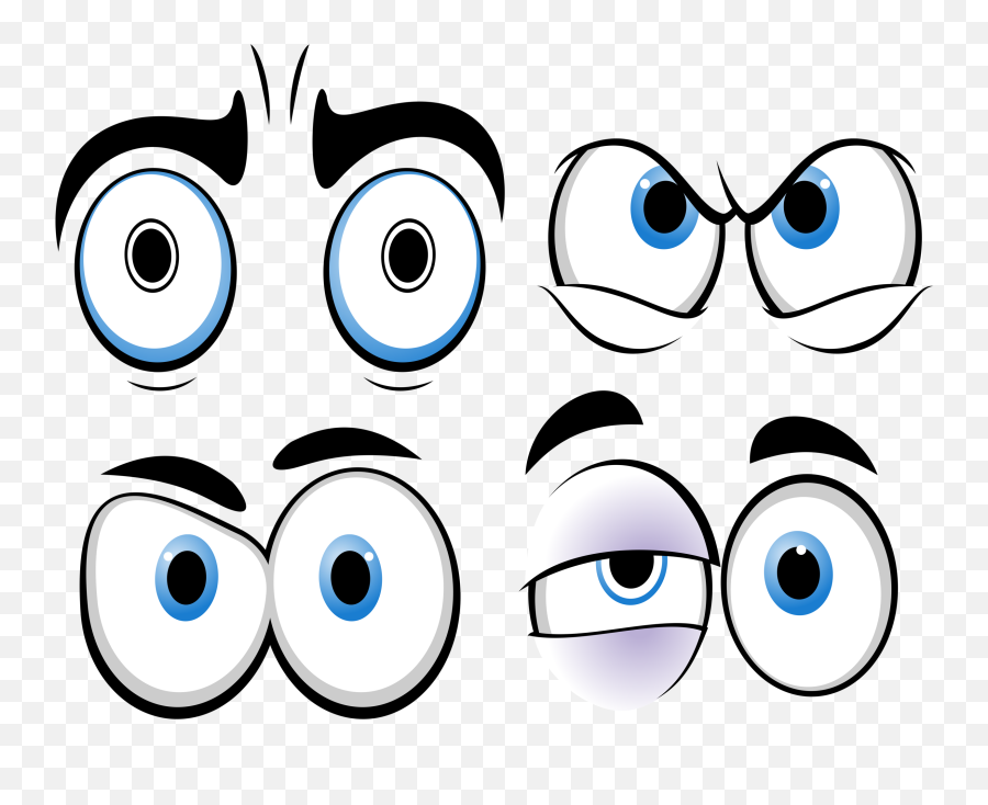 Gify Clip Art Eyes Faces To - Dot Emoji,Emoji Faces To Draw