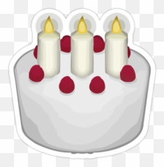 Birthday Cake Emoji Art - Candle Holder,Emoji Art