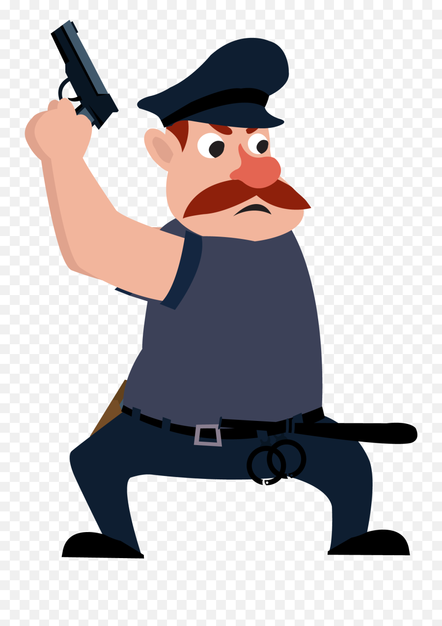 Banner Free Stock Cartoon Police Officer Icon - Police With Cartoon Police Png Emoji,Police Man Emoji