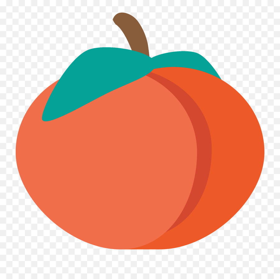Peach Emoji Clipart Free Download Transparent Png Creazilla,Pumpkin Emoji