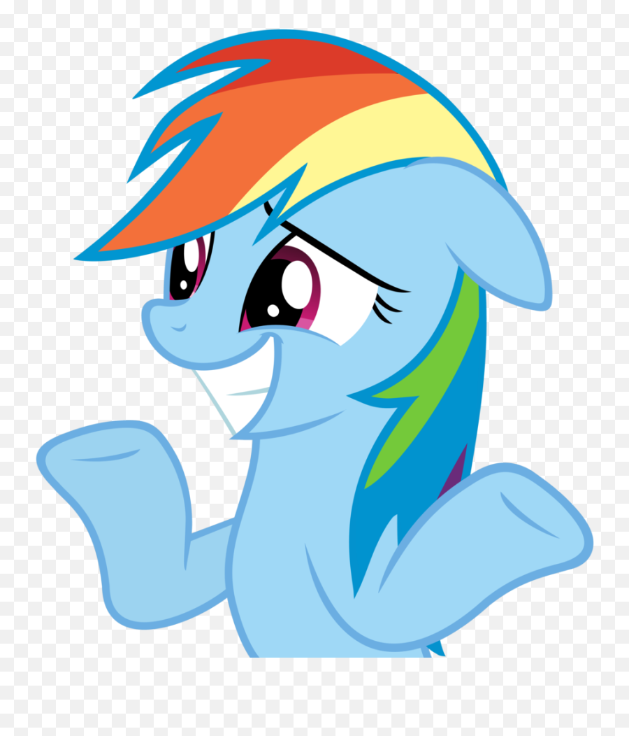 Nervous Clipart Transparent Nervous Transparent Transparent - Dont Know Transparent Background Emoji,Rainbow Dash Emoji