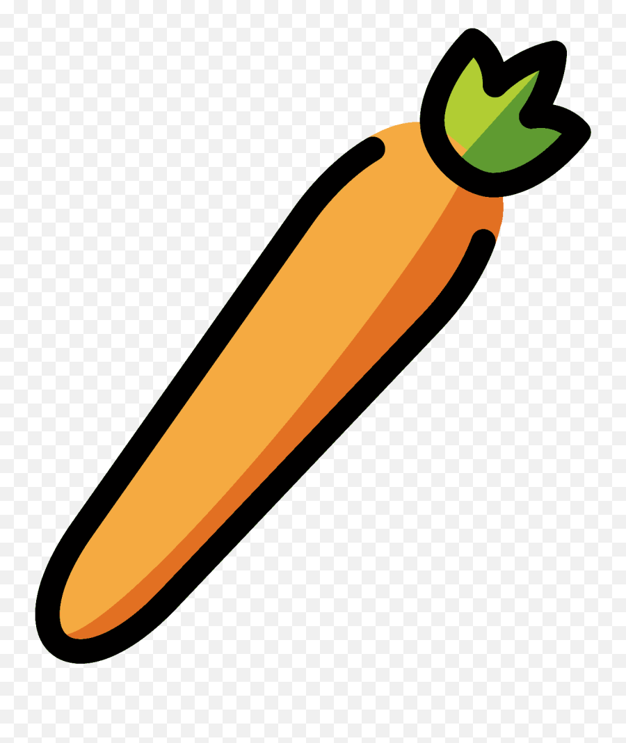 Carrot Emoji Clipart - Carrot Emoji,Vegetable Emoji