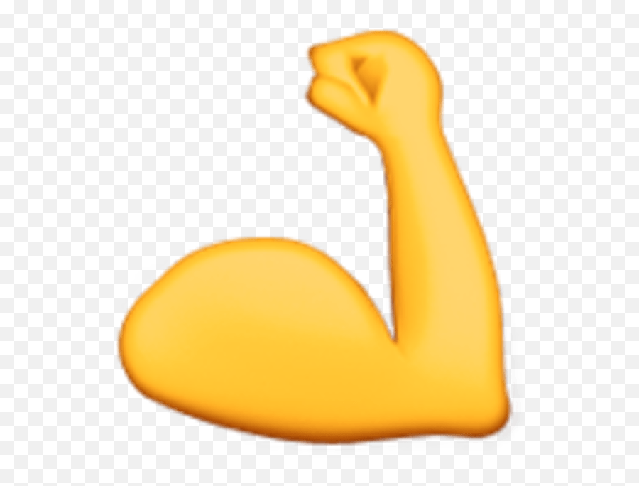 Flex Clipart Of Muscle And Bicep - Duck Png Download Soft Emoji,Strong Arm Emoji