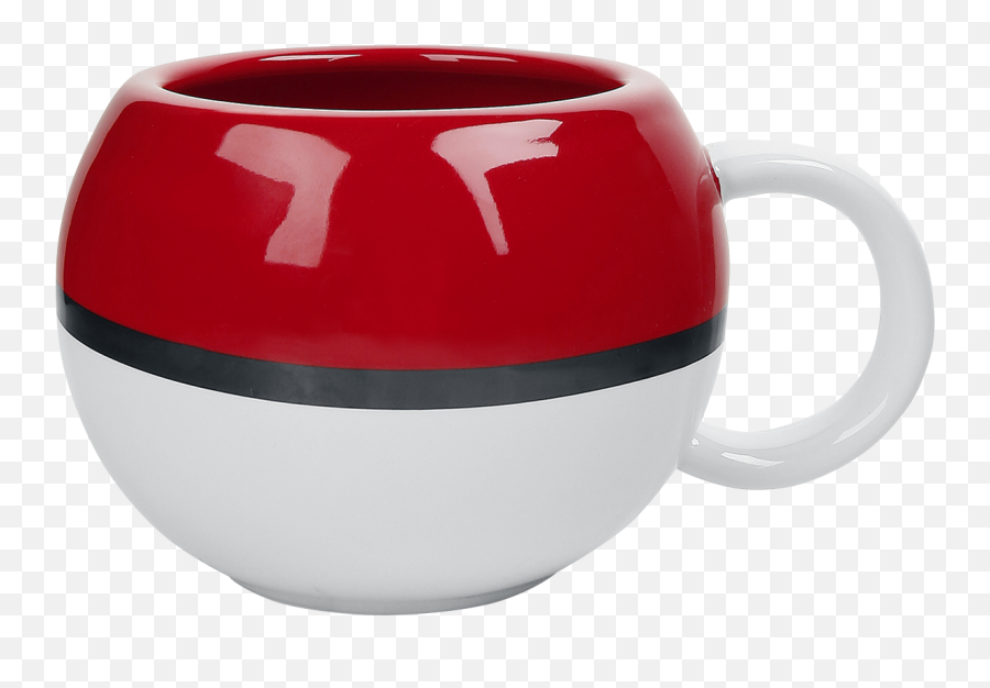 Pokemon Pokeball Ball 3d Mug 400ml - Serveware Emoji,Emoji Coffee Cups