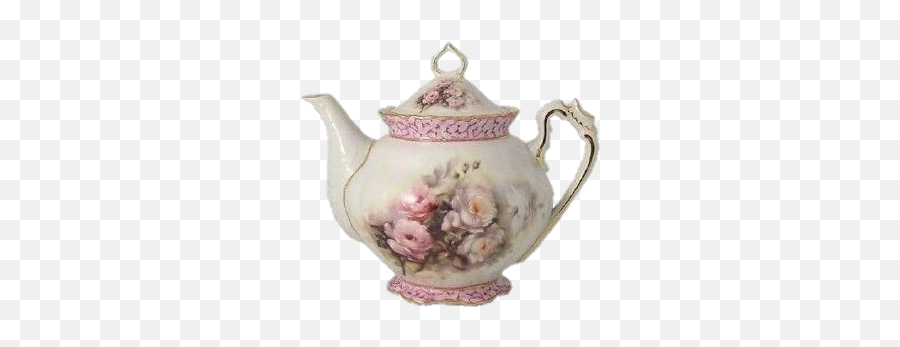 Aesthetic Vintage Tea Teapot Sticker - Jane Austen Aesthetic Emoji,Tea Pot Emoji
